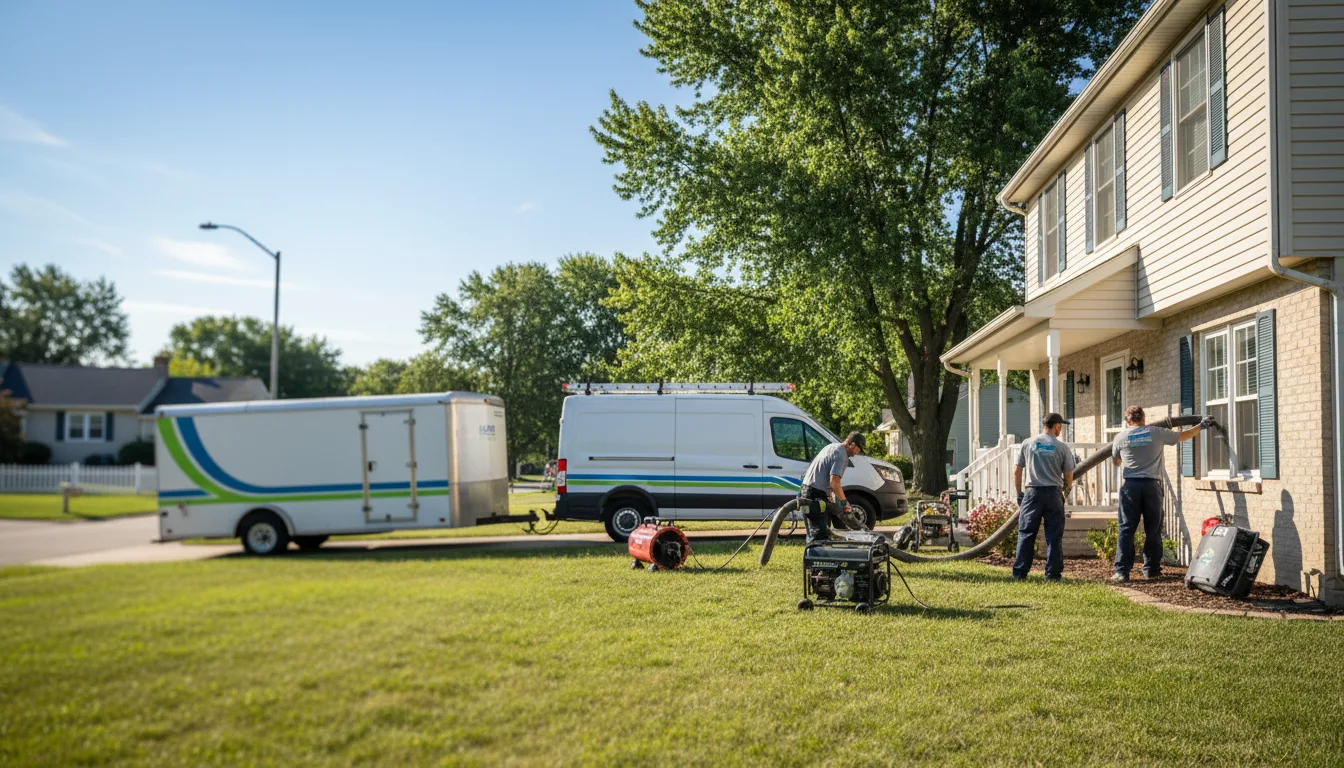 Flooded Basement Restoration And Cleanup With Repair in Algoma, WI near me